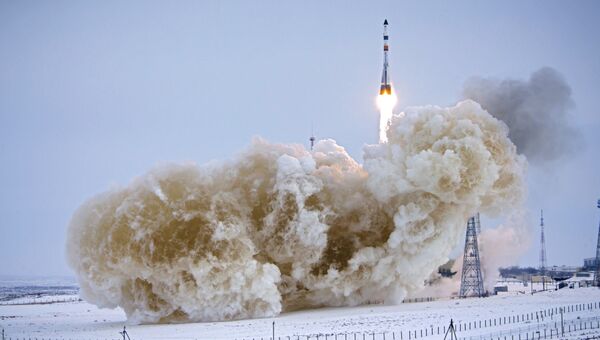 Пуск ракеты-носителя Союз-2.1а. Архивное фото