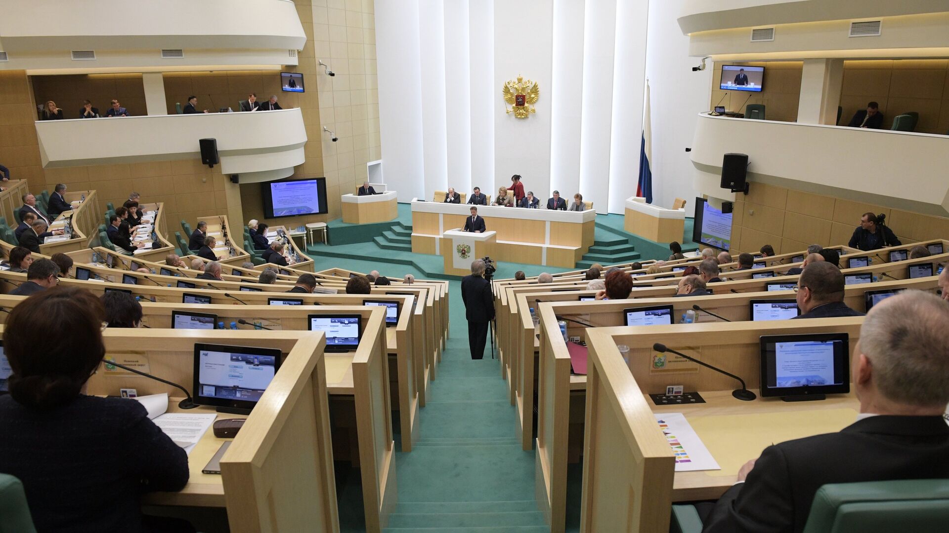 Заседание Совета Федерации РФ. 14 февраля 2018 - РИА Новости, 1920, 28.05.2025