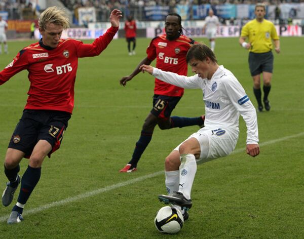 Андрей Аршавин в матче против ЦСКА