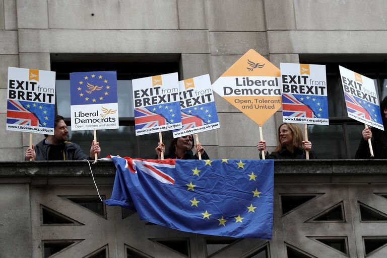 Протесты против Brexit в Лондоне Протесты против Brexit в Лондоне
