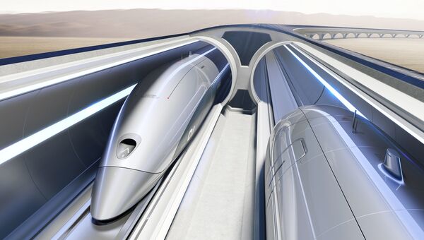 Концепт транспортной системы Hyperloop Transportation Technologies. Архивное фото