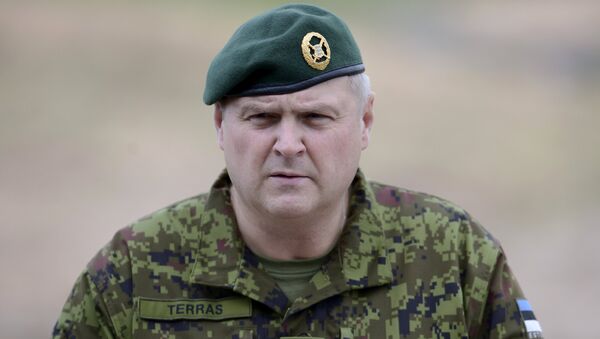Командующий Силами обороны Эстонии генерал-лейтенант Рихо Террас