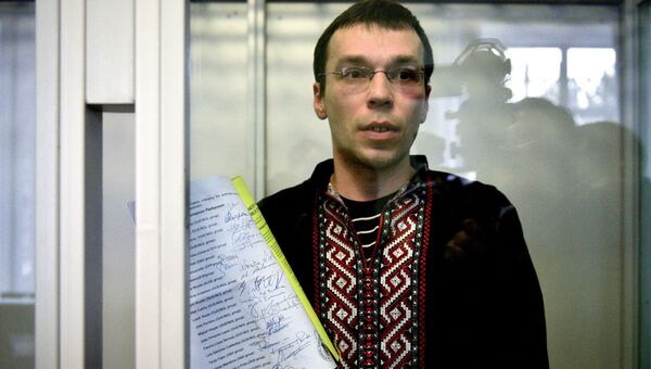 Журналист Василий Муравицкий, обвиняемый на Украине в госизмене за свои публикации в СМИ. Архивное фото