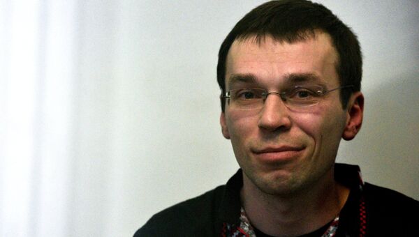 Журналист Василий Муравицкий, обвиняемый на Украине в госизмене. Архивное фото