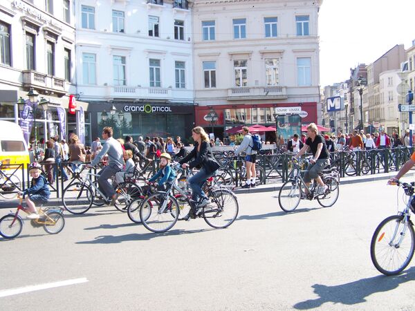 Брюссель на один день стал городом без машин