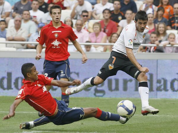 Матч чемпионата Испании по футболу Валенсия - Осасуна