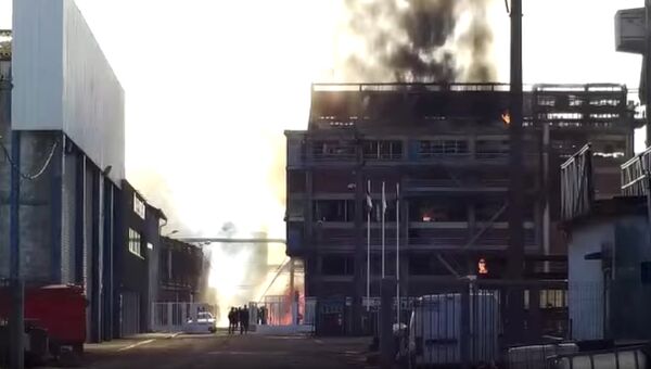Взрыв на заводе агропромышленной компании Saipol в Дьепе, Франция. 17 февраля 2018