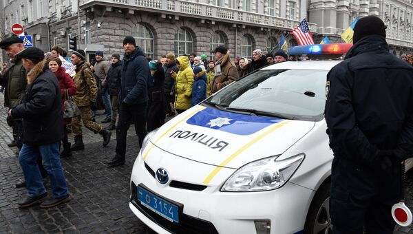 Полиция в Киеве. архивное фото