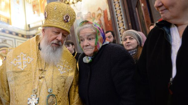 Богослужение по случаю 6-й годовщины интронизации патриарха Московского и всея Руси Кирилла