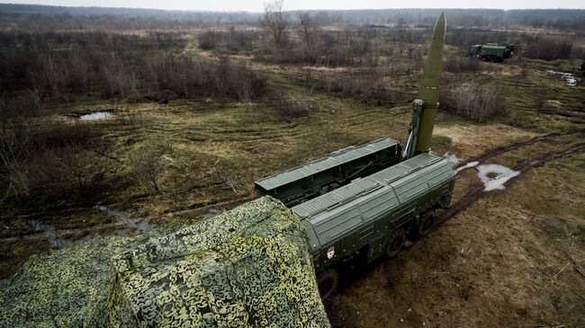 Оперативно-тактический ракетный комплекс (ОТРК) Искандер-М. Архивное фото