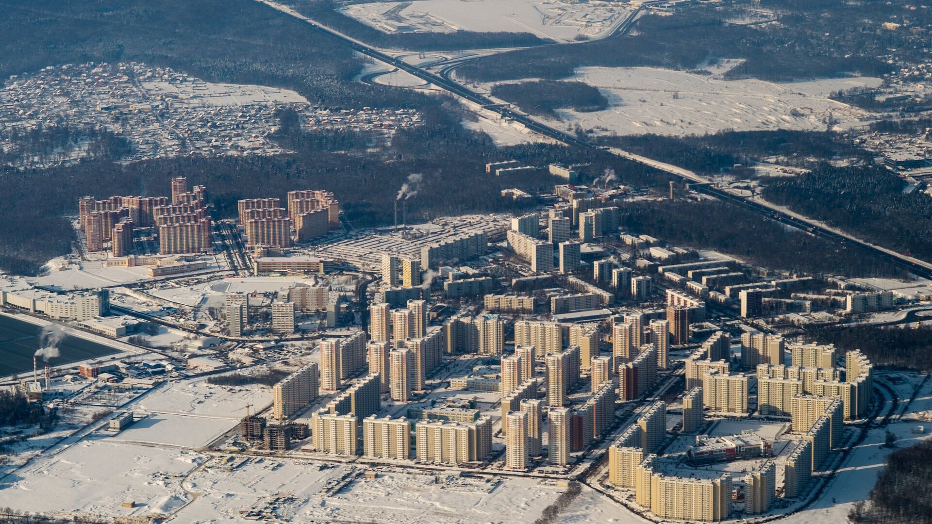 Жилые дома в Москве - РИА Новости, 1920, 12.02.2021