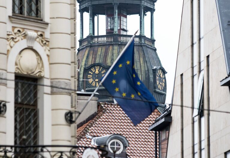 Флаг ЕС в Риге