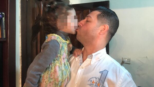 Девочка, якобы похищенная из гостиницы в Вене, со своим отцом в Ливане