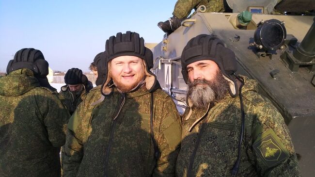 Капелланы ВДВ на учениях