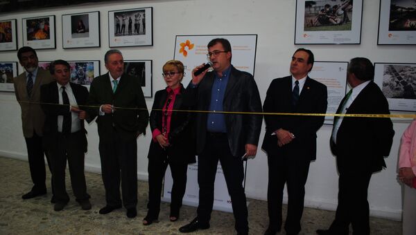 Открытие выставки международного фотоконкурса имени Андрея Стенина в Клубе журналистов Мексики