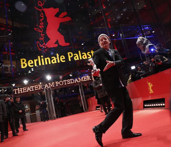 Актер Билл Мюррей на церемонии награждения 68-го Берлинского международного кинофестиваля Берлинале - 2018