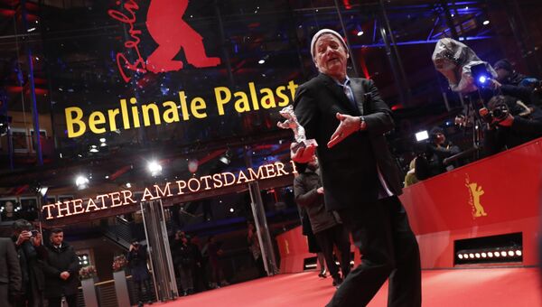 Актер Билл Мюррей на церемонии награждения 68-го Берлинского международного кинофестиваля Берлинале - 2018