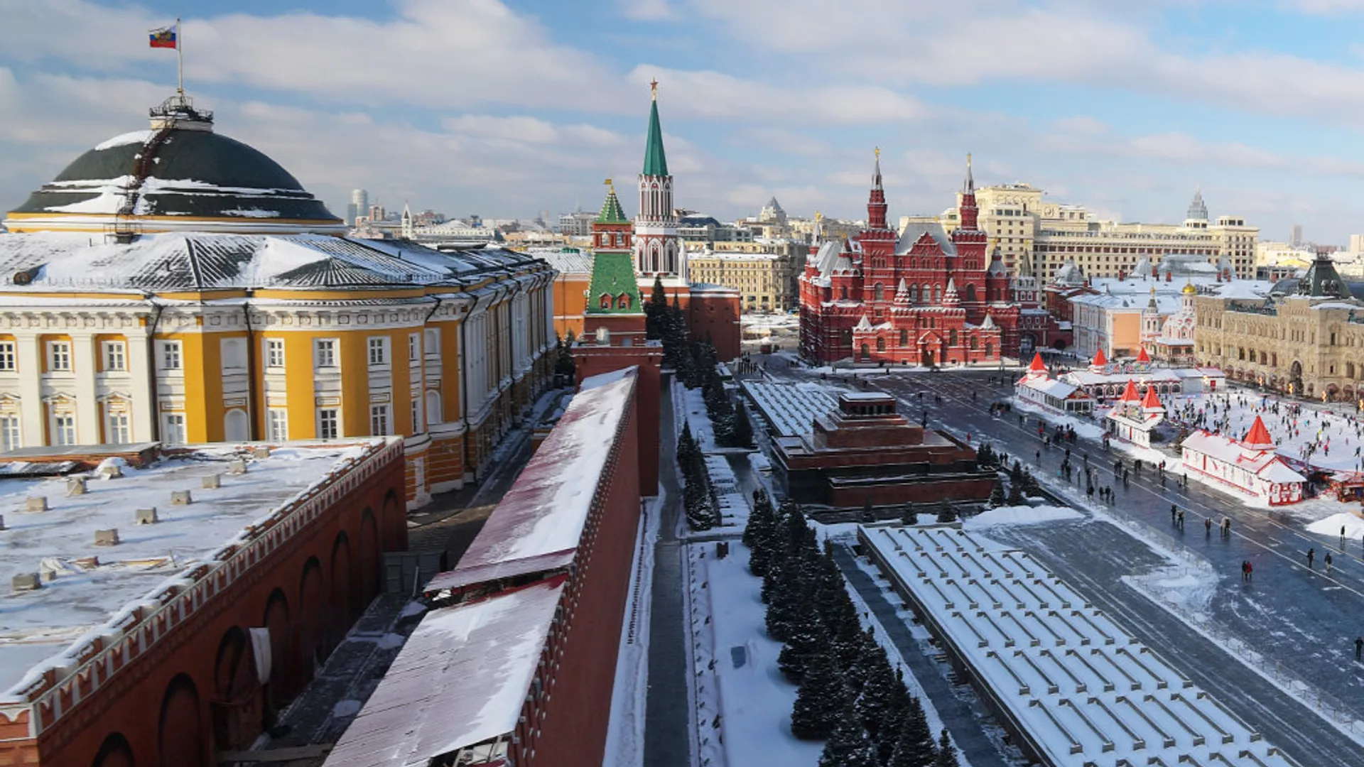 Московский кремль и Красная площадь - РИА Новости, 1920, 03.01.2022