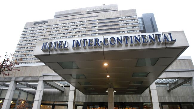 Отель InterContinental во Франкфурте-на-Майне, Германия, возле которого было найдено тело принца Карлоса Патрика Годхарда. Архивное фото