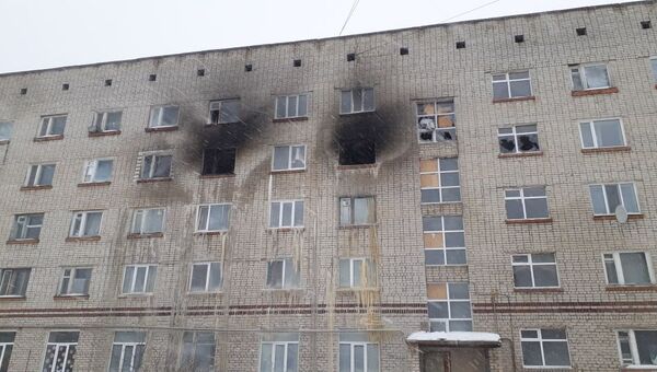 Пожар в жилом доме в Чусовском районе Пермского края. 27 февраля 2018