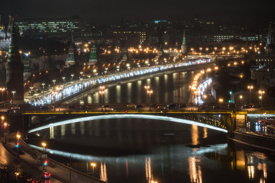 Уличное освещение Москвы