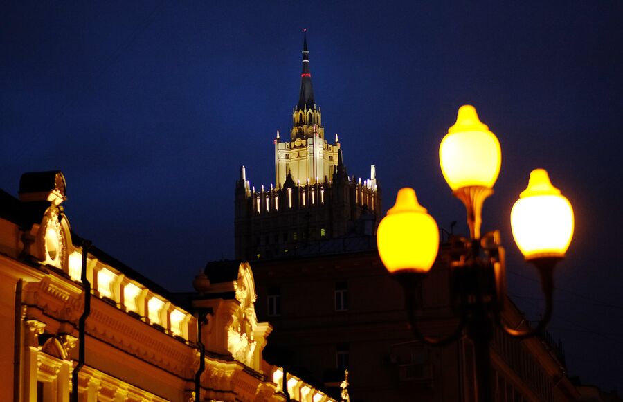 Уличное освещение Москвы 