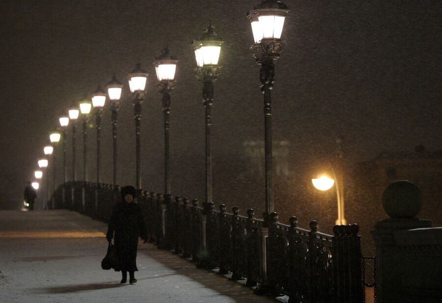 Уличное освещение Москвы
