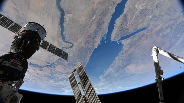 Красное море и Нил снятые астронавтом NASA Скоттом Тингл с борта МКС