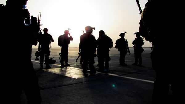 Солдаты спецназа США (зеленые береты) в Афганистане