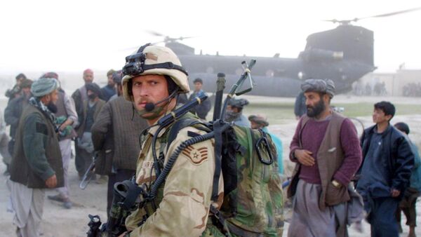 Военнослужащий сил специального назначения армии США в Афганистане