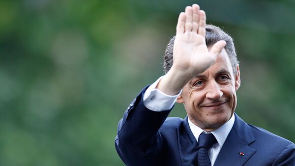 Президент Франции Николя Саркози во время военного парада, посвященного Дню взятия Бастилии