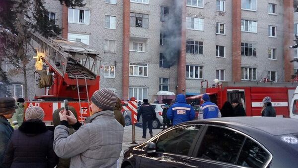 Последствия пожара в городском поселении Раменское на улице Кирова. 1 марта 2018
