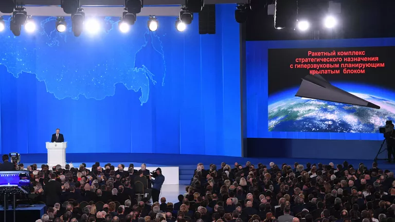 Новое оружие России: кадры, продемонстрированные в послании Путина Новое оружие России: кадры, продемонстрированные в послании Путина