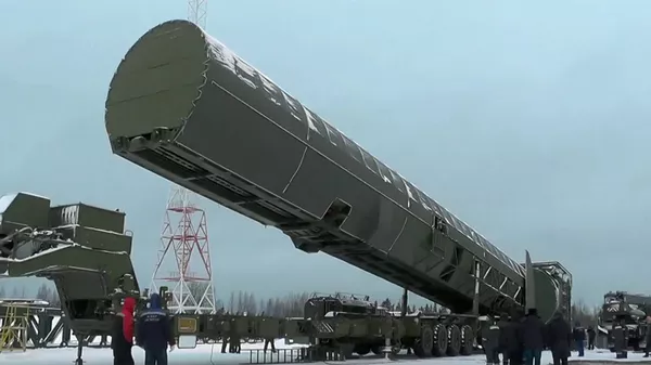 Демонстрация испытаний ракетного комплекса стратегического назначения Сармат