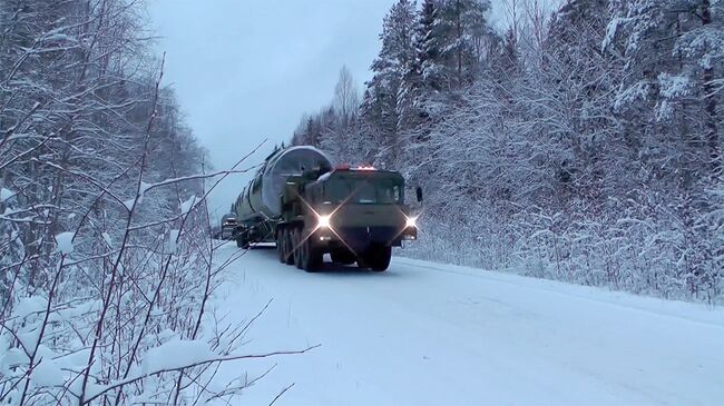 Ракетный комплекс стратегического назначения Сармат. Архивное фото