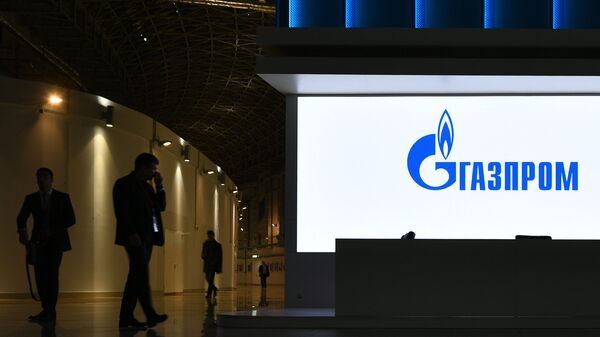 Стенд компании Газпром на выставке. Архивное фото