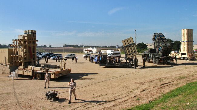 Израильская военно-воздушная база Хацор во время презентации совместных американо-израильских учений Можжевеловая кобра. Архивное фото
