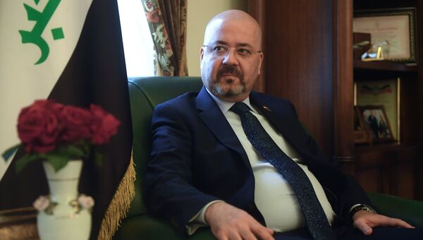 Чрезвычайный и полномочный посол Ирака в России Хайдар Мансур Хади. Архивное фото