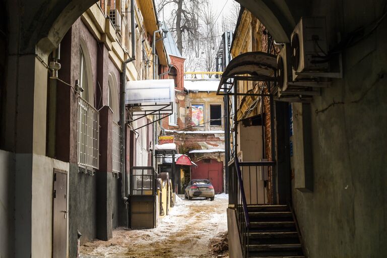 Один из дворов в Нижнем Новгороде