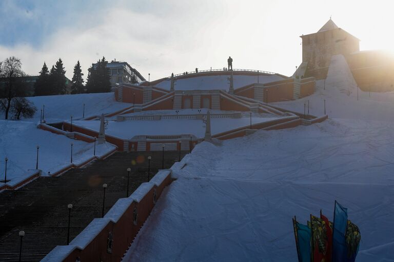 Чкаловская лестница в Нижнем Новгороде