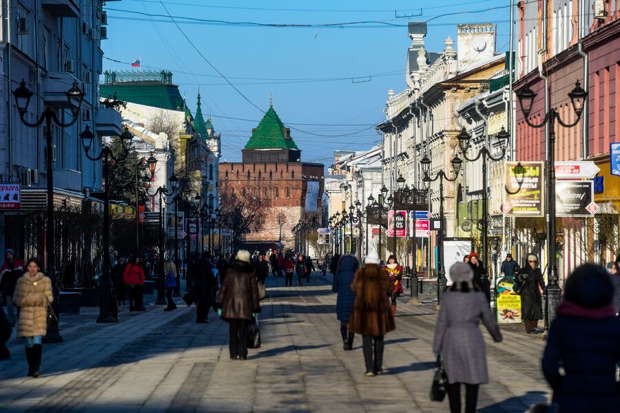 Улица Большая Покровская в Нижнем Новгороде