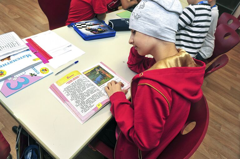 Во время занятий в школе УчимЗнаем