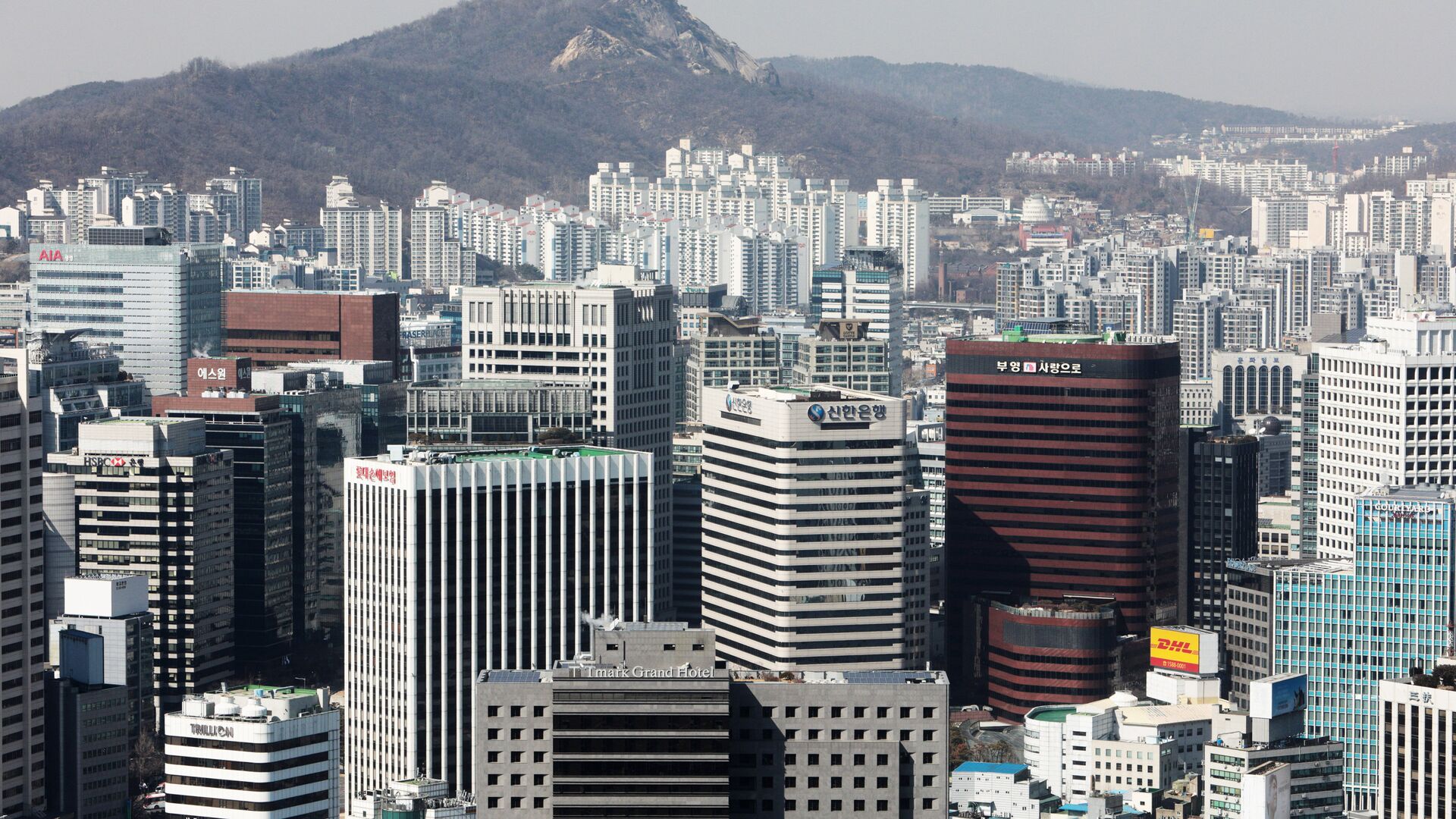 View of Seoul from the observation deck of Namsan Park - RIA Novosti, 1920, 02/10/2023