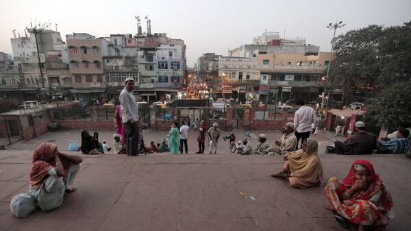 Вид на Старый Дели, расположенный на севере Индии. Архивное фото