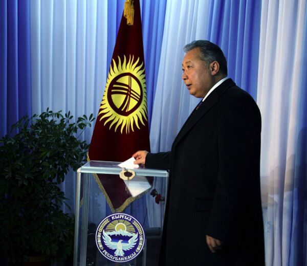 Президент Кыргызстана Курманбек Бакиев 