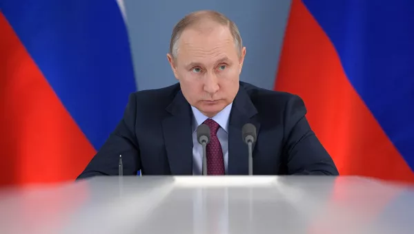 Президент РФ Владимир Путин. 7 марта 2018
