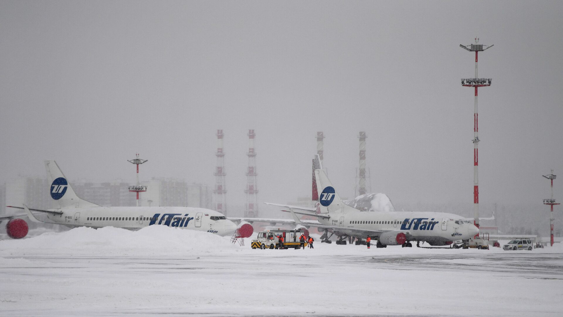 Самолеты авиакомпании Utair в аэропорту Внуково в Москве - РИА Новости, 1920, 10.02.2021