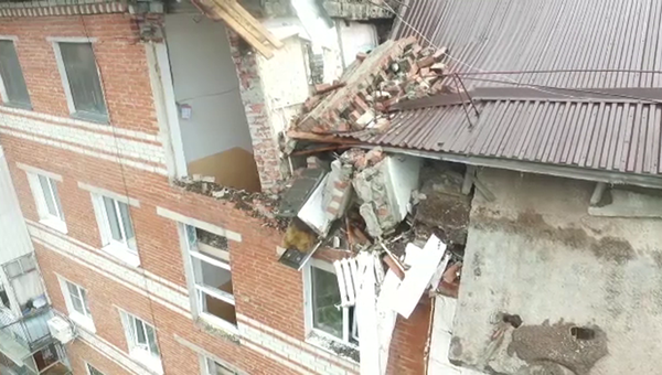 Жилой дом на Славянской улице в Краснодаре, где произошел взрыв газа. Архивное фото