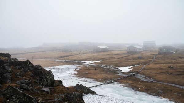 Арктический поселок Диксон на берегу Карского моря. Архивное фото