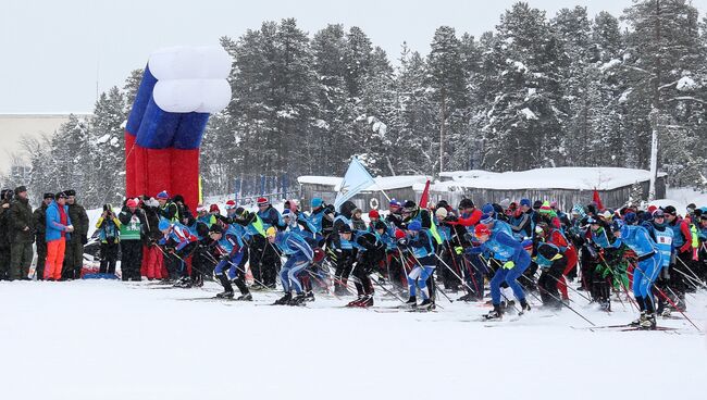 Лыжня дружбы в Раякоски